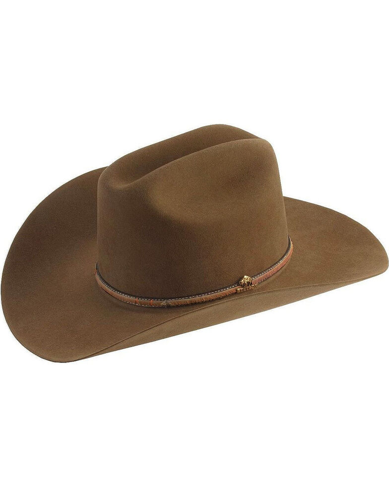 Stetson Powder River 4X Buffalo Fur Felt Hat, Mink, hi-res