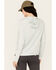 Image #4 - Carhartt Women's Force Sun Defender Relaxed Fit Lightweight Logo Hooded Graphic Long Sleeve, Seafoam, hi-res