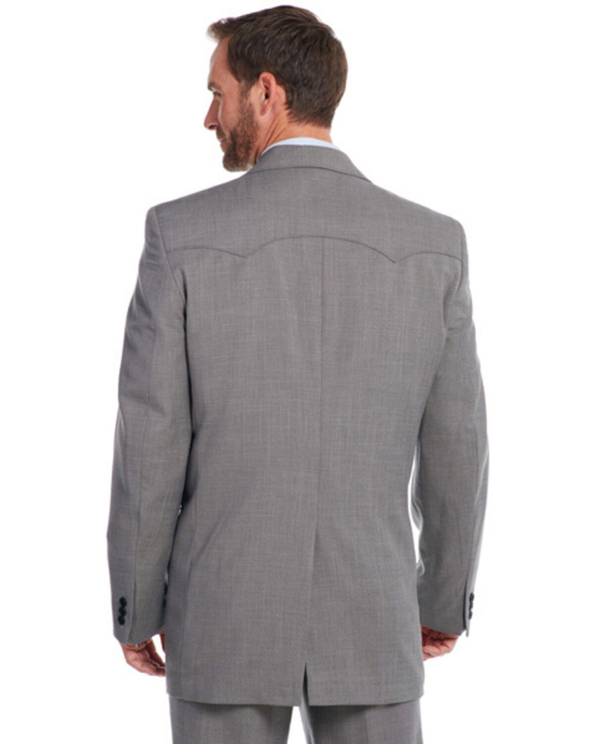 Image #2 - Circle S Men's Lubbock Sportcoat - Big & Tall, Steel, hi-res
