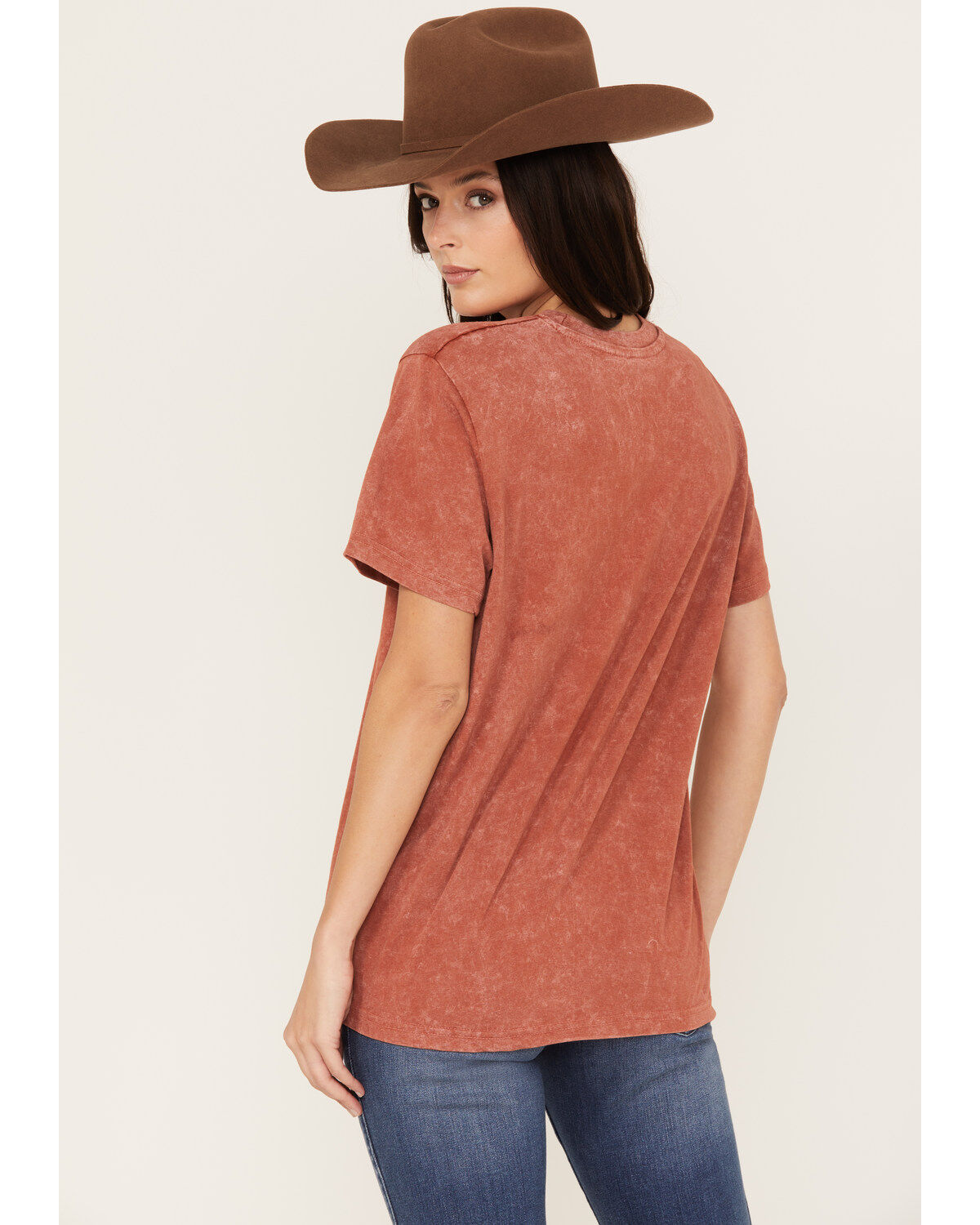 Image #4 - Paramount Network's Yellowstone Women's For The Brand Short Sleeve Graphic Tee, Rust Copper, hi-res