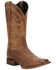 Image #2 - Lucchese Handmade Cognac Ryan Shark Cowboy Boots - Square Toe , , hi-res