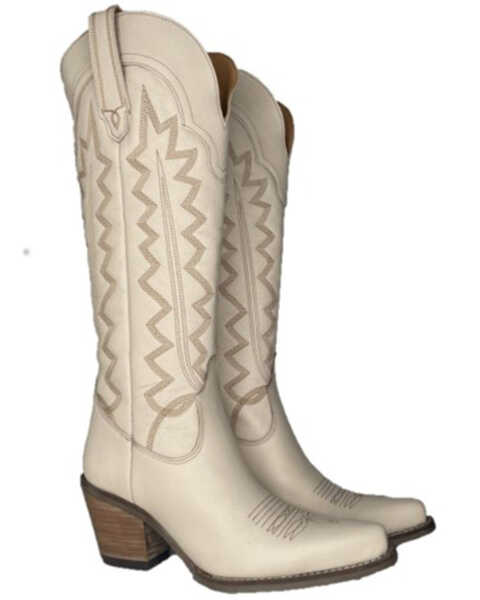 Dingo Women's High Cotton Western Boots - Pointed Toe, Sand, hi-res