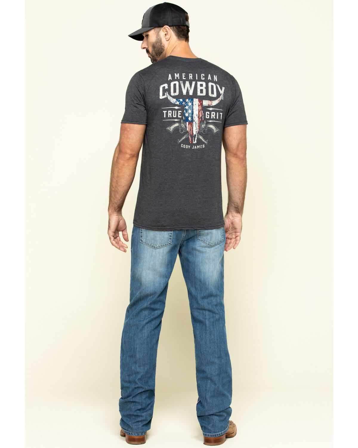 Image #5 - Cody James Men's Clovehitch Stackable Light Wash Stretch Regular Straight Jeans, Blue, hi-res
