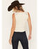 Image #4 - Shyanne Women's Rebecca Short Sleeve Knit Lace Tank, Natural, hi-res