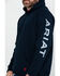 Image #4 - Ariat Men's FR Primo Fleece Logo Hooded Work Sweatshirt - Tall, , hi-res