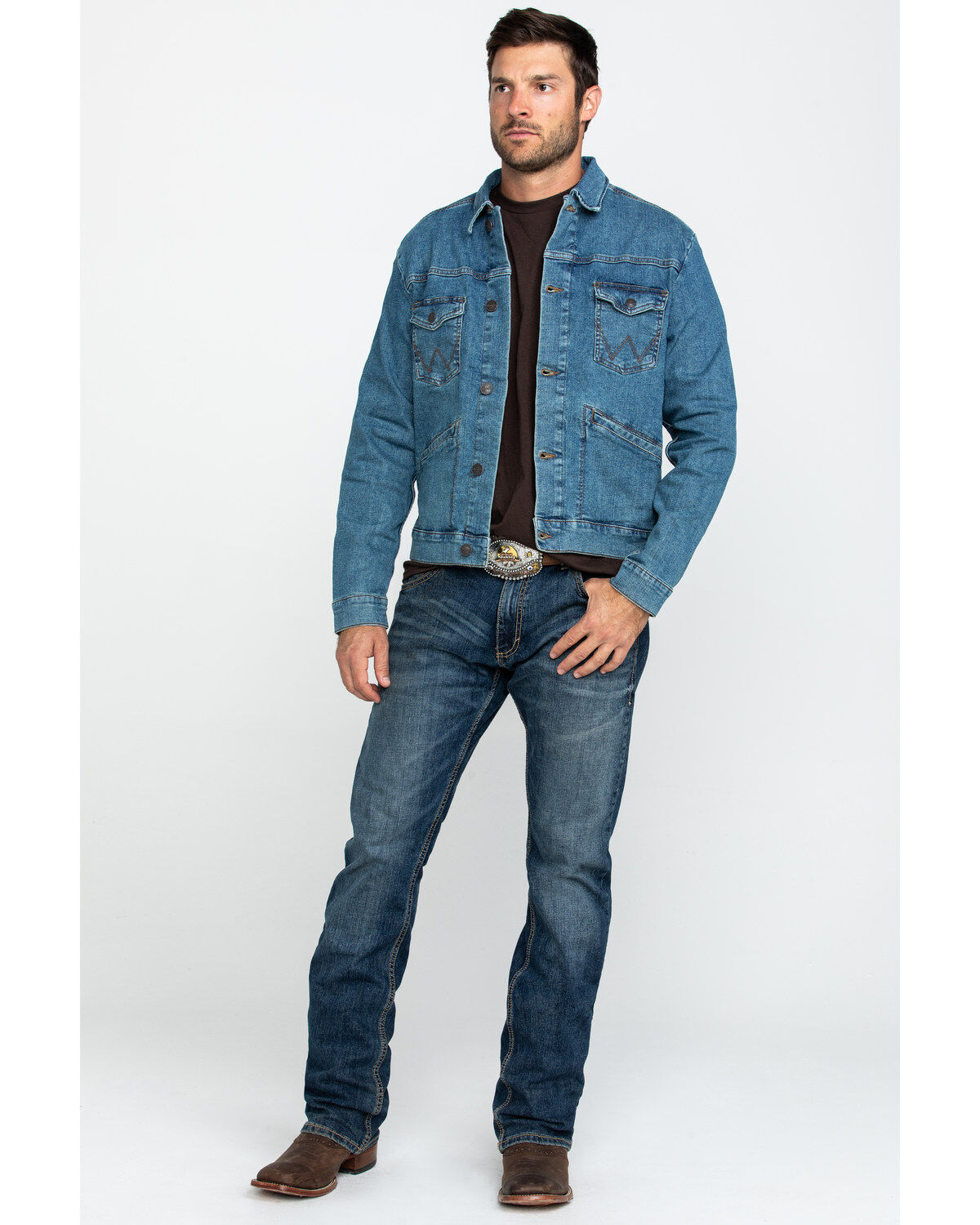 wrangler retro denim shirt