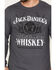 Jack Daniel's Men's Old Time Whiskey T-Shirt , Grey, hi-res