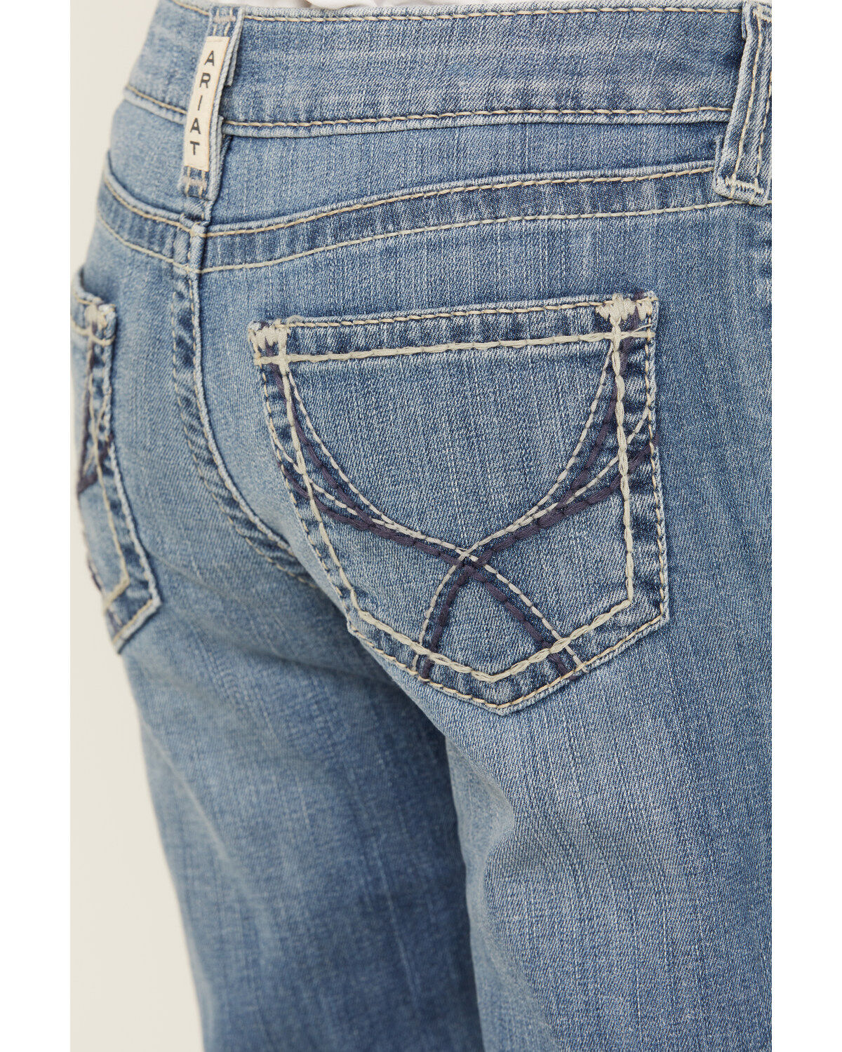 Product Name:  Ariat Girls' Medium Wash Tennesse Bootcut Denim Jeans