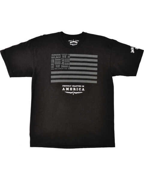 Jack Daniel's Men's Jack and Stripes T-Shirt, Black, hi-res
