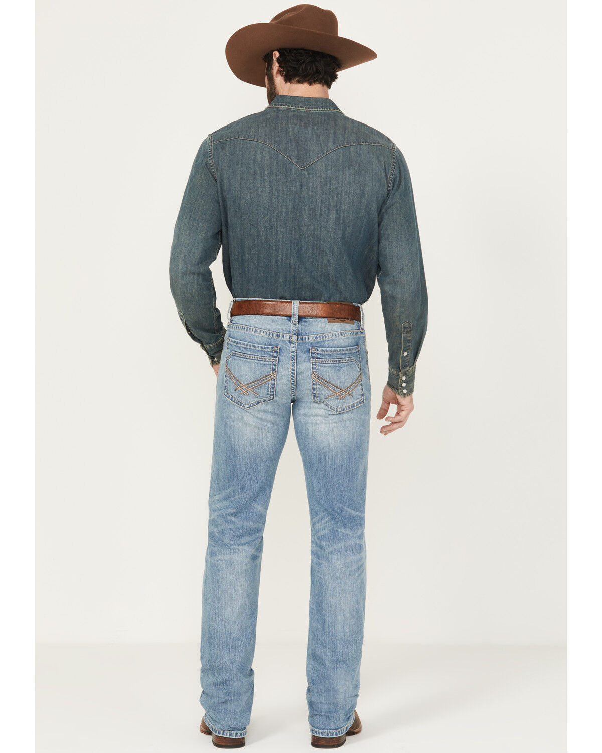 Image #4 - Cody James Men's Montoya Wash Jackson Slim Straight Stretch Denim Jeans, Medium Wash, hi-res