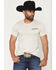 Image #2 - Pendleton Men's Ranch Rodeo Short Sleeve Graphic T-Shirt, Cream, hi-res