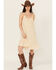 Image #2 - Cleo + Wolf Women's Beatrice Solid Sleeveless Midi Dress, Oatmeal, hi-res