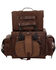 Milwaukee Leather Large Antique Four Piece Studded PVC Touring Pack With Barrel Bag, Brown, hi-res