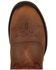 Image #6 - Durango Men's Rebel Saddle Western Boots, Bark, hi-res
