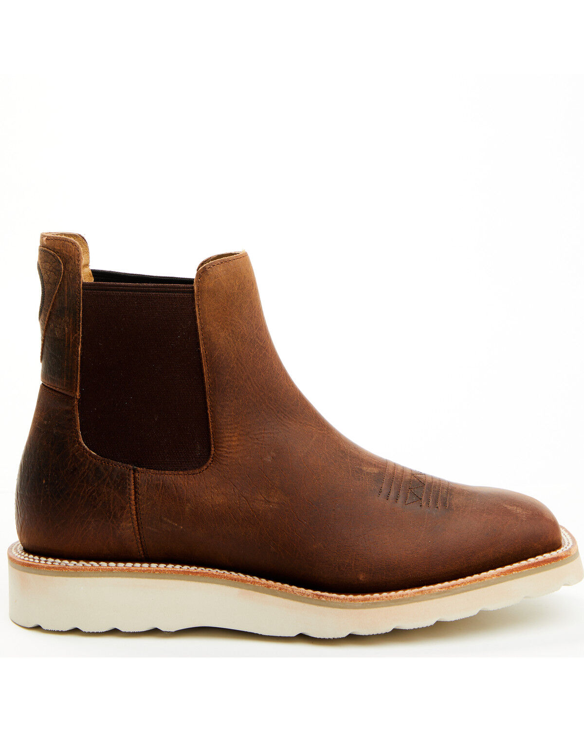 Product Name:  Horse Power Men's Distressed Chelsea Boots - Square Toe