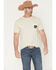 Image #2 - Modelo Men's Logo Short Sleeve Graphic T-Shirt, Natural, hi-res