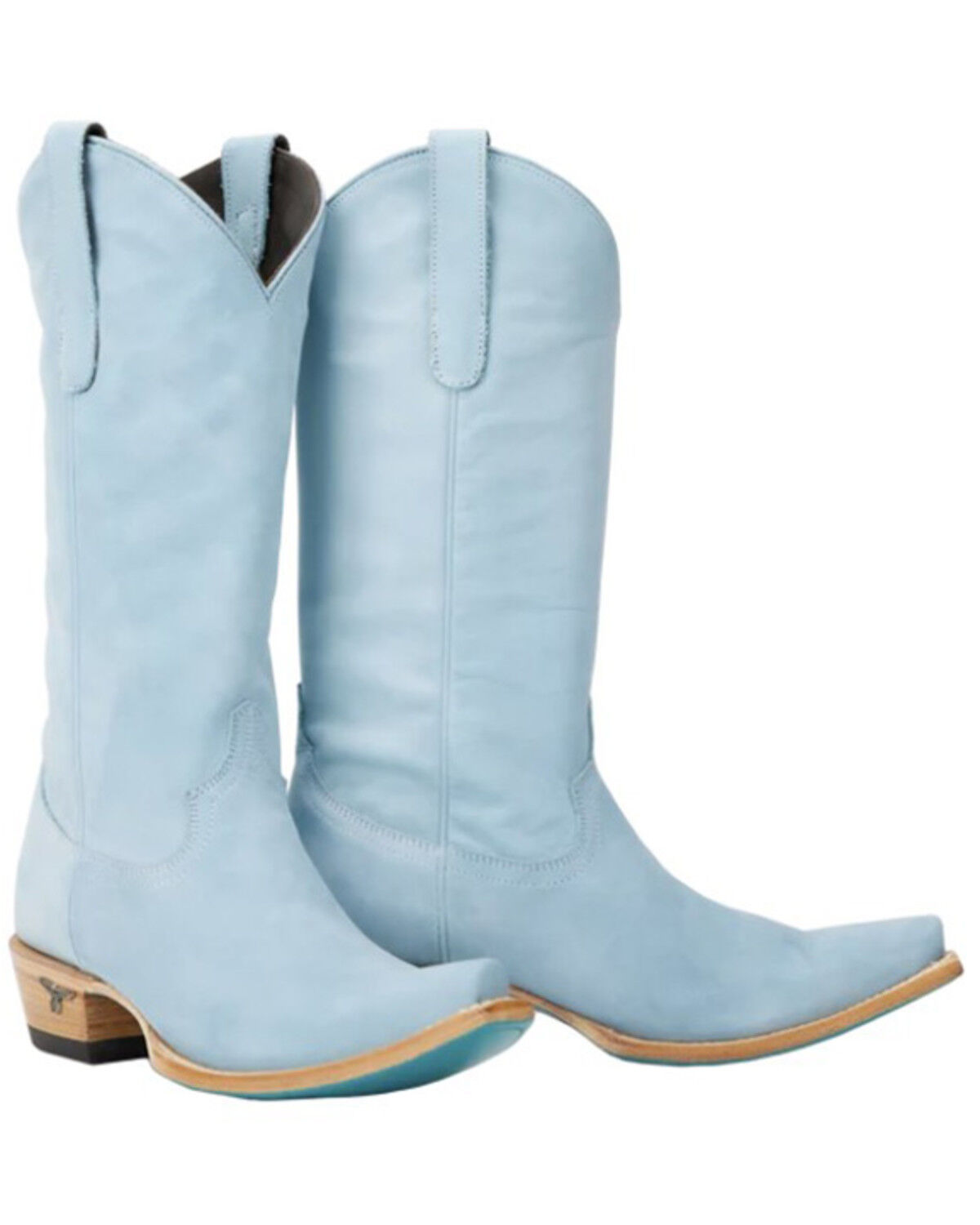Image #1 - Lane Women's Emma Jane Tall Western Boots - Snip Toe, Blue, hi-res