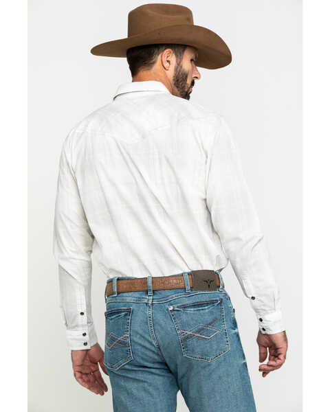 Image #2 - Cody James Men's Snowfall Large Plaid Long Sleeve Western Shirt , , hi-res