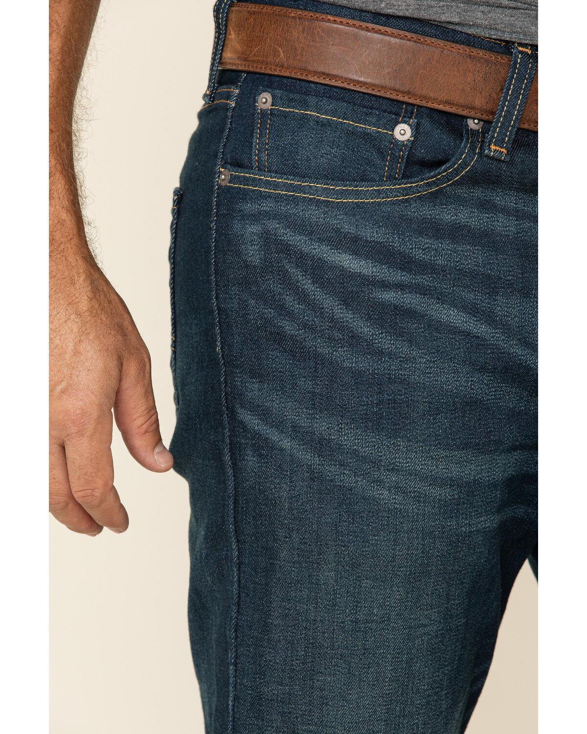 Image #3 - Levi's Men's 514 Burch Med Stretch Regular Straight Leg Jeans, Blue, hi-res