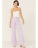 Rolla Women's Corduroy Eastcoast Flare Jeans, Lavender, hi-res