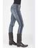 Stetson Women's 503 pixie Stix Fit Straight Leg Jeans, Blue, hi-res