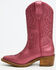Image #3 - Shyanne Girls' Harper Metallic Western Boots - Round Toe, Pink, hi-res