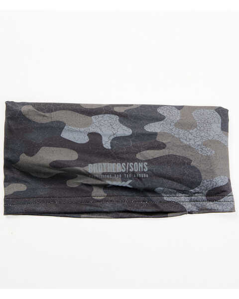 Brothers and Sons Men's Camo Print Neck Gaiter, Camouflage, hi-res