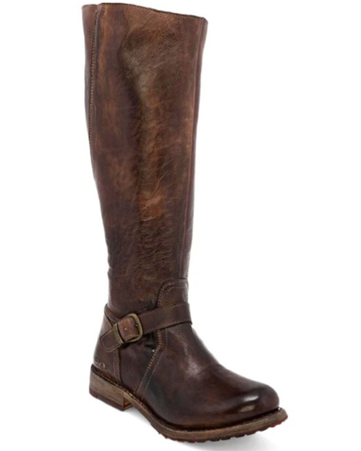 Bed Stu Women's Glaye Wide Calf Tall Fashion Boots - Round Toe, Brown, hi-res