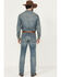 Image #3 - Moonshine Spirit Men's Twister Wash Decker Slim Straight Stretch Denim Jeans, Medium Wash, hi-res