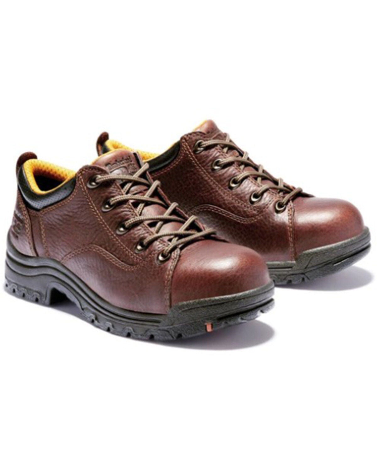 Timberland Pro Women's Titan Oxford Work Shoes - Alloy Toe, Brown, hi-res