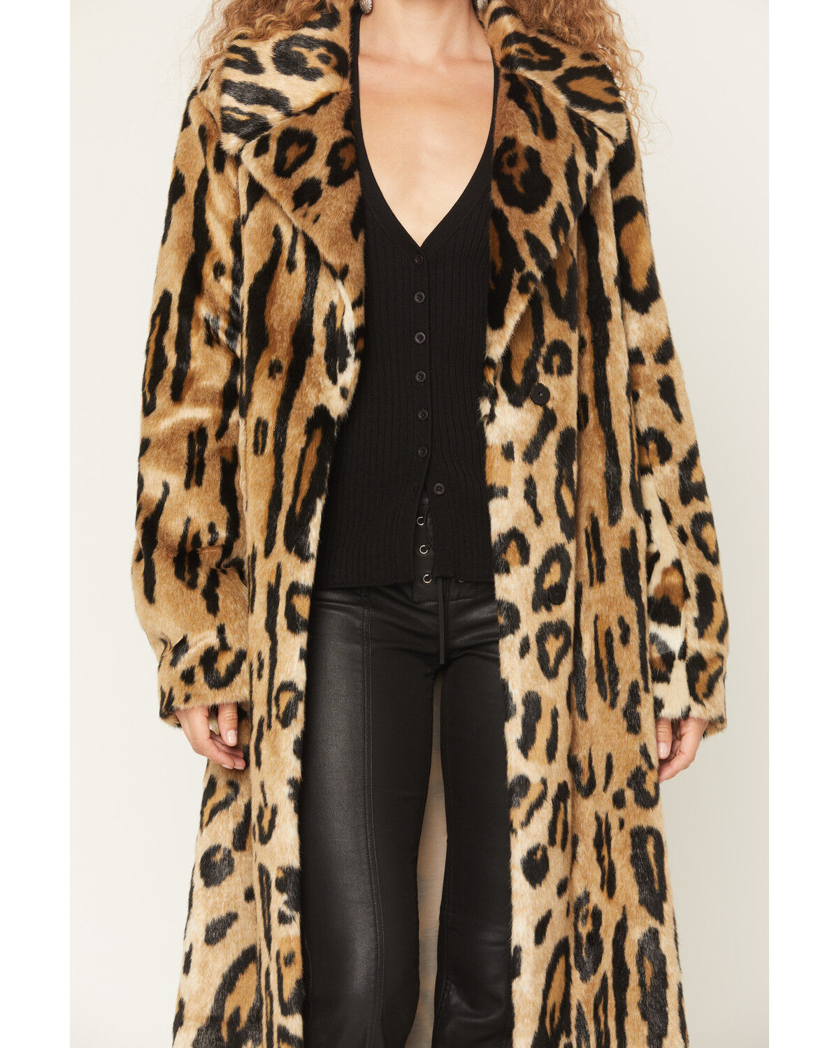 Image #3 - Show Me Your Mumu Women's Miss Cindy Faux Fur Overcoat, Leopard, hi-res