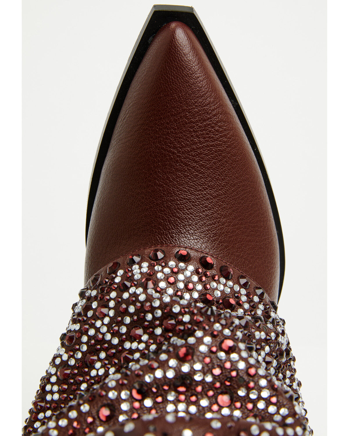 Image #6 - Azalea Wang Women's Beth Rhinestone Tall Fashion Boots - Snip Toe, Brown, hi-res