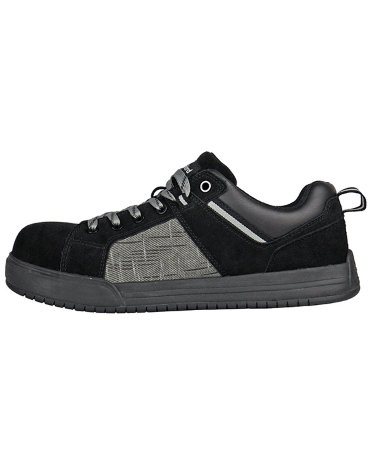 Image #3 - Die Hard Men's Solstice Lace-Up Work Shoes - Composite Toe, Black/grey, hi-res