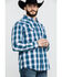 Image #3 - Moonshine Spirit Men's Azul Med Plaid Long Sleeve Western Shirt , , hi-res