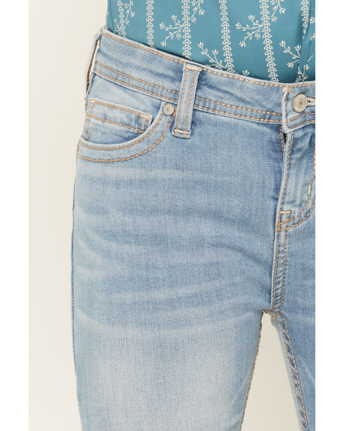 Product Name:  Shyanne Girls' Light Wash Shayla Bootcut Stretch Denim Riding Jeans