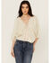 Image #1 - Miss Me Women's Long Sleeve Geo Crochet Top, , hi-res