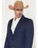 Image #2 - Circle S Men's Plano Sportcoat, Blue, hi-res