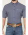 Image #3 - Cinch Men's Floral Geo Print Short Sleeve Button-Down Performance Stretch Western Shirt, Blue, hi-res