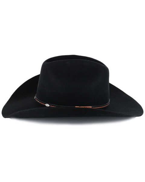 Image #5 - Cody James® Men's Lamarie Pro Rodeo Brim Wool Hat, Black, hi-res