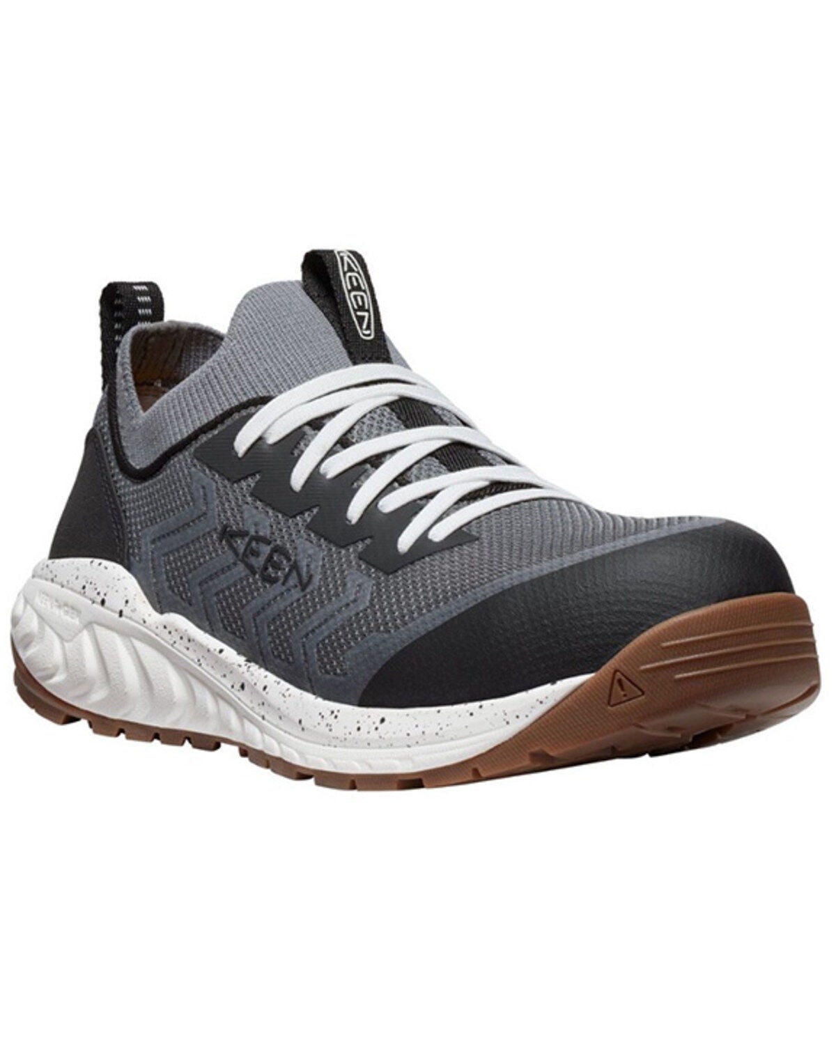 Keen Men's Arvada Shift Work Shoes - Carbon Fiber Toe, Grey, hi-res