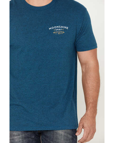 Moonshine Spirit Men's Mountain Logo Graphic T-Shirt , Teal, hi-res