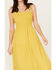 Yura Women's Sleeveless Tiered Dress, Mustard, hi-res