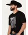 Image #3 - Cowboy Hardware Men's Tonal Flag Short Sleeve Graphic T-Shirt, , hi-res