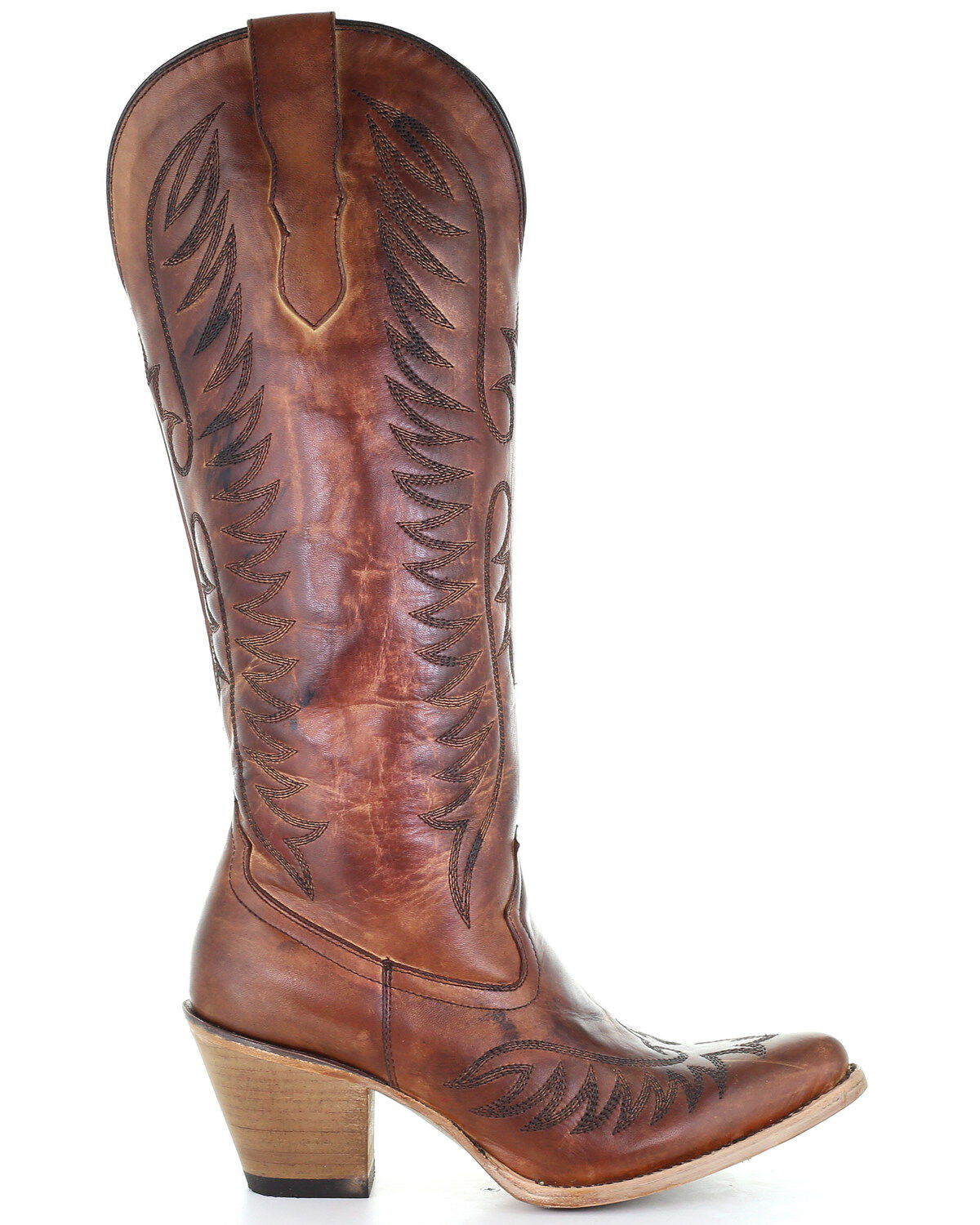 Product Name:  Corral Women's Cognac Embroidery Western Boots - Medium Toe