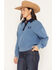 Image #3 - Ariat Women's Hold Your Horses Pullover, Blue, hi-res