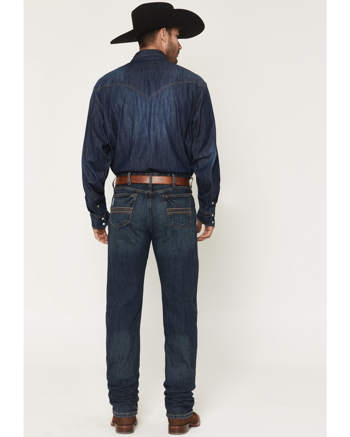 Image #3 - Cinch Men's Silver Label Jeans, Dark Stone, hi-res