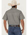 Image #4 - Gibson Trading Co Men's Good Time Geo Print Button-Down Short Sleeve Western Shirt, Grey, hi-res
