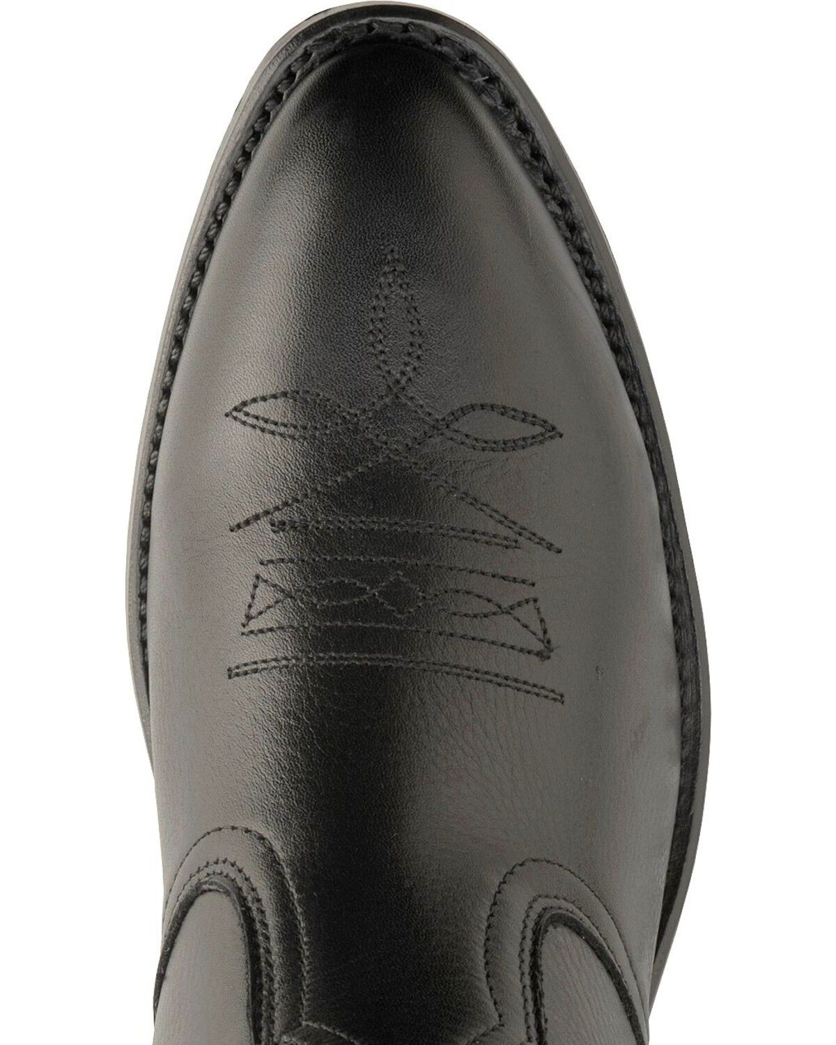Image #6 - Boulet Men's Zipper Western Boots - Round Toe, Black, hi-res