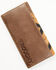 Image #3 - Hooey Men's Brown Patchwork Overlay Rodeo Wallet, Brown, hi-res