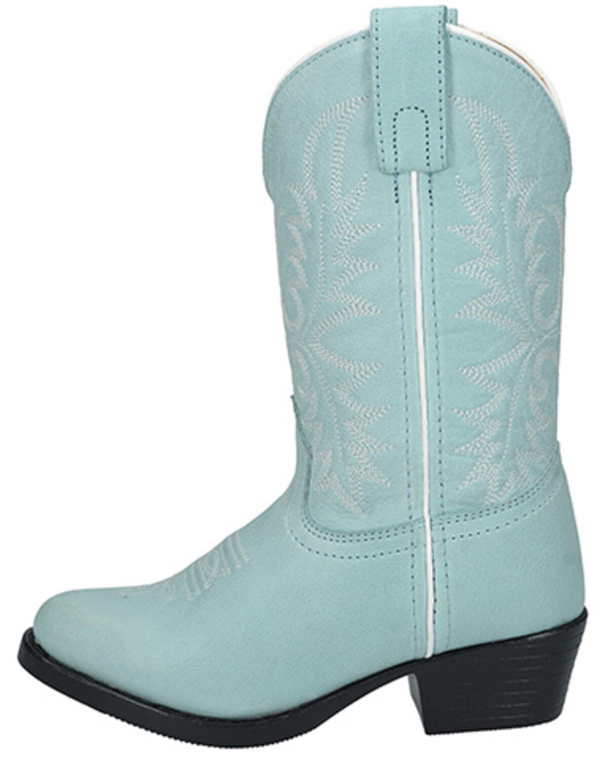 Image #3 - Smoky Mountain Girls' Denver Western Boots - Round Toe, Light Blue, hi-res